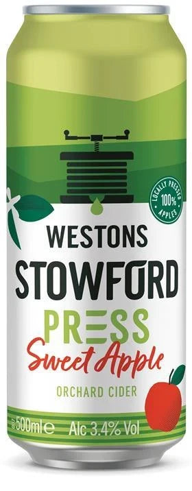 STOWFORD PRESS SWEET APPLE CIDER 12X500ML