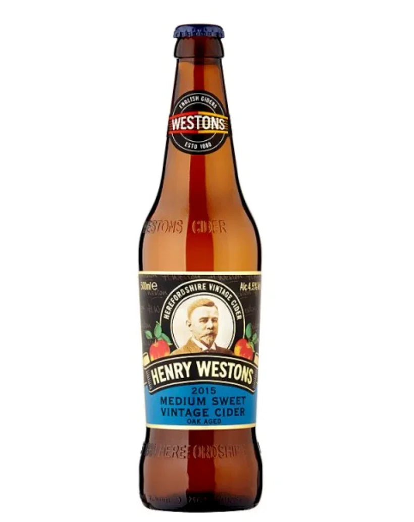 HENRY WESTONS VINTAGE MEDIUM SWEET CIDER 8X500ML