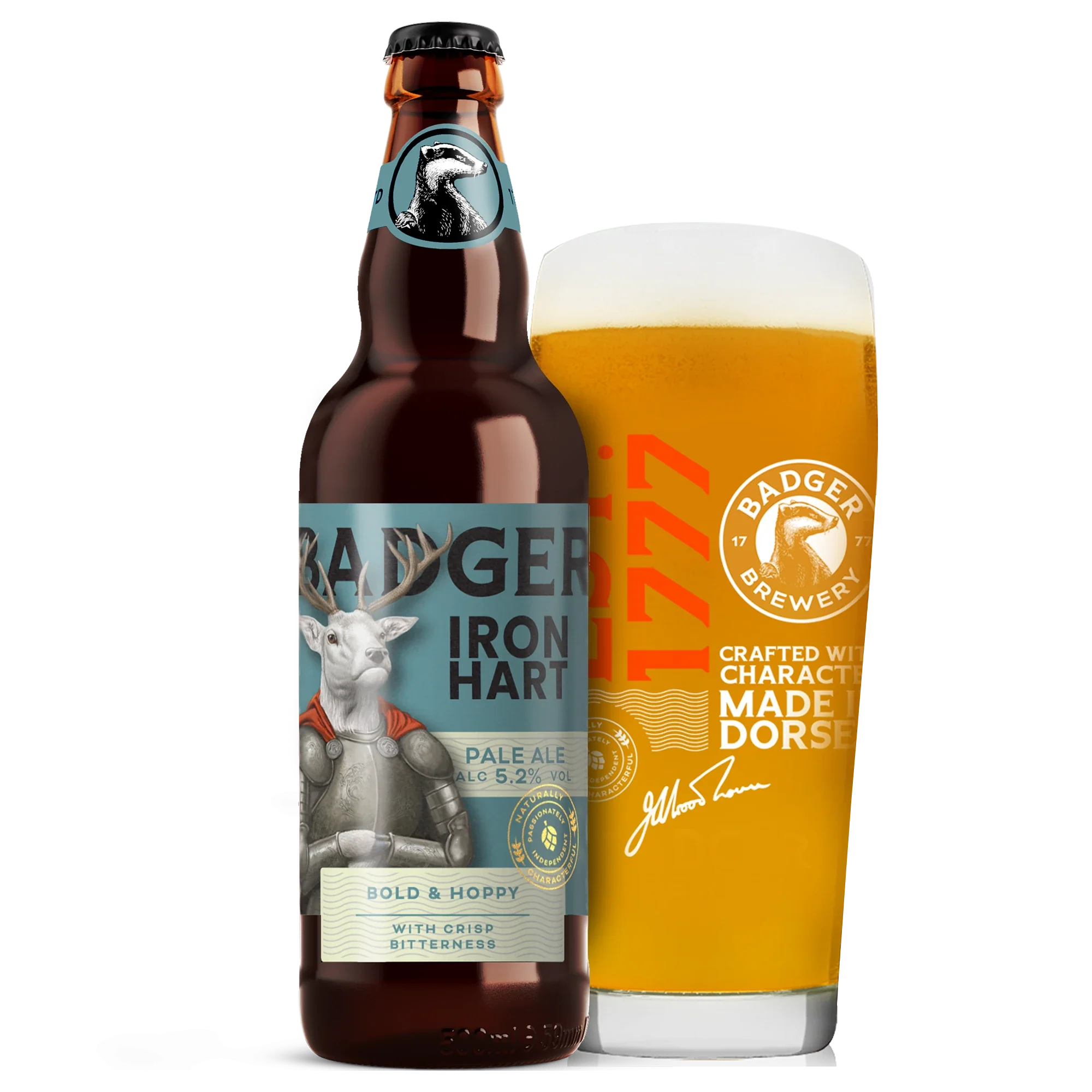 BADGER IRON HEART PALE ALE 8X500ML
