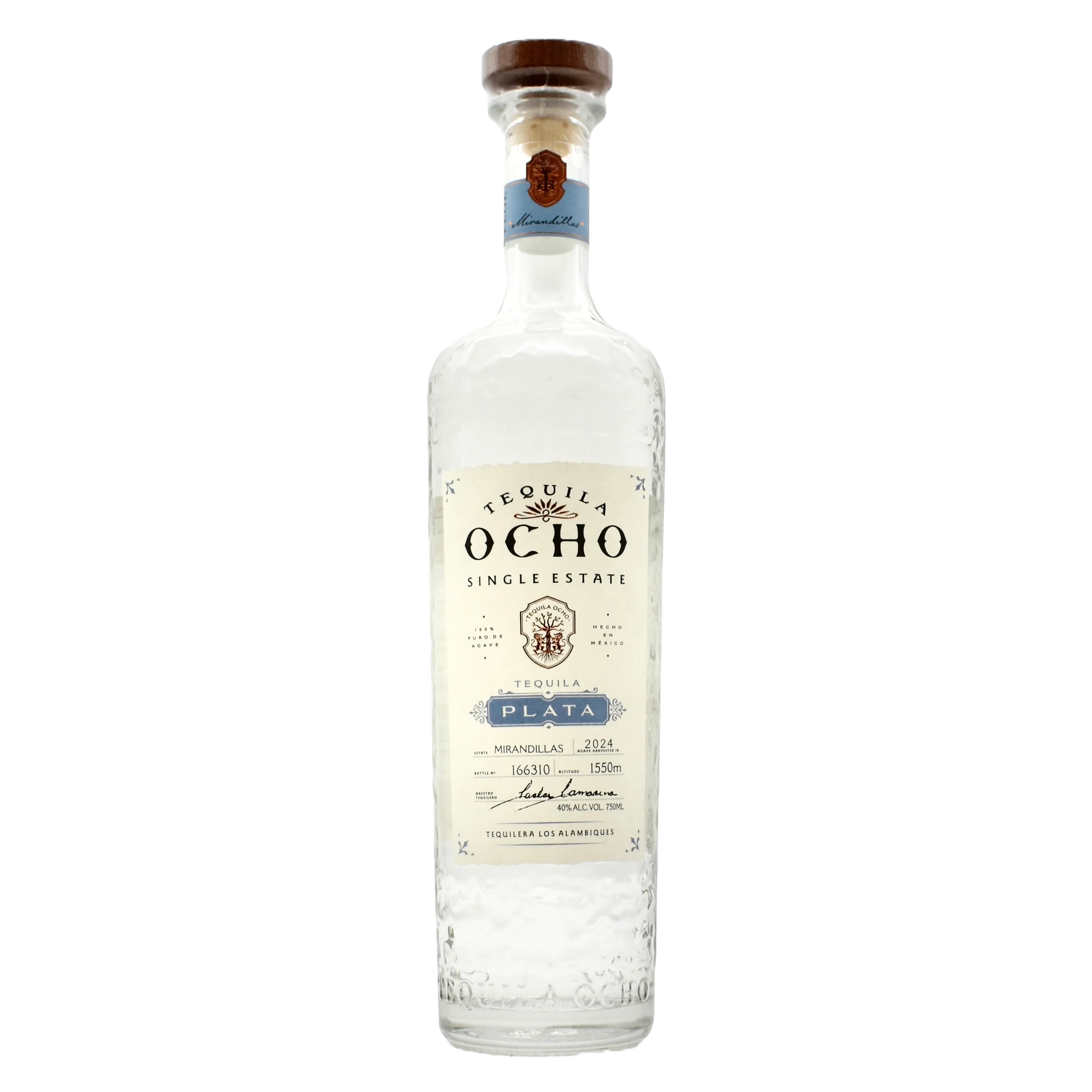 TEQUILA OCHO PLATA 6X750ML R NK 40%